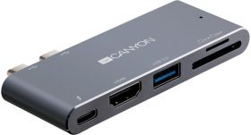 Canyon Multiport Universal, Thunderbolt 3, 5-in1