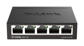 D-Link DGS-105 Fara management L2 Gigabit Ethernet (10/100/1000) Negru (DGS-105/E)