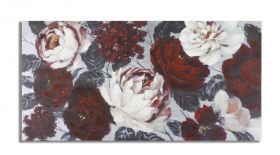 Mauro Ferretti Pictura Pe Panza Alb/Floare Rosa Black Cm 120X3,7X60