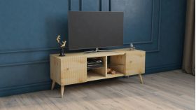 Comoda TV, Dekzy, DZ060, 120x45x35 cm, Natural