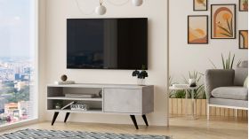 Comoda TV, Locelso, CD1, 110x44x40 cm, Gri