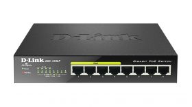 D-Link DGS-1008P switch-uri Fara management Gigabit Ethernet (10/100/1000) Power over Ethernet (PoE) Suport Negru (DGS-1008P)