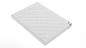 Saltea cu spumă poliuretanică Somnart HypoallergenicMed Bumbac 140x190, înălțime 16 cm, hipoalergenică, husă cu fermoar, rulată, fermitate medie