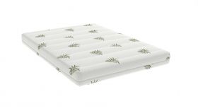 Saltea cu memorie Somnart XXL Memory Plus 140x200, înălțime 25 cm, pentru persoane supraponderale, husă Aloe Vera detașabilă, rulată, fermitate mare