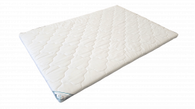 Topper HypoallergenicMed Somnart, cu husa bumbac 100%, detasabila, spalare la 90°C, tip rola, 180x200 cm