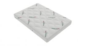 Saltea cu spumă poliuretanică Somnart HypoallergenicMed Antibacteria, 140x200, înălțime 18 cm, antibacterii, husă detașabilă cu fermoar, fermitate medie