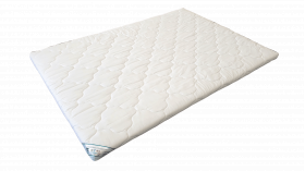Topper cu memorie, husa bumbac, detasabila, spalare la 90°C, HypoallergenicMed Somnart, 90x200 cm
