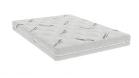 Saltea cu spumă poliuretanică Somnart HypoallergenicMed Antibacteria, 180x200, înălțime 18 cm, antibacterii, husă detașabilă cu fermoar, fermitate medie