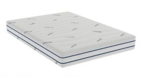 Saltea cu memorie Somnomed Antiacaria 180x200, înălțime 20 cm, pentru alergici, husă cu tratament antiacarian, rulată, fermitate medie