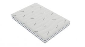 Saltea cu memorie Somnomed Antiacaria 180x200, înălțime 20 cm, pentru alergici, husă cu tratament antiacarian, rulată, fermitate medie