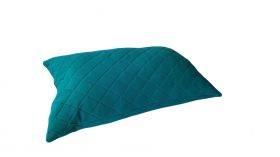 Perna 50x70 matlasata micropolar moale si pufos PolarTech tip Cocolino, culoare Emerald, Somnart, vidata