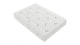 Saltea cu arcuri Pocket Somnomed Comfort Fit HoReCa 140x200, înălțime 30 cm, spumă cu memorie, husa tratament antifungic, fermitate mediu-tare