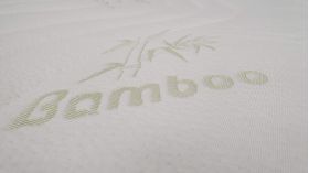 Saltea cu memorie 3D Somnart Memory Bambus 180x200, înălțime 16 cm, husă cu bambus lavabilă și detașabilă cu fermoar, mânere, fermitate medie