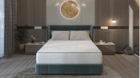 Saltea cu arcuri SomnART LETTO Plus 180x200, înălțime 24 cm, ortopedică, husă matlasată, duritate tare