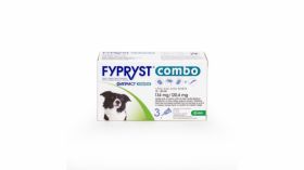 Fypryst Combo Dog M 134 mg (10 - 20 kg), 3 pipete