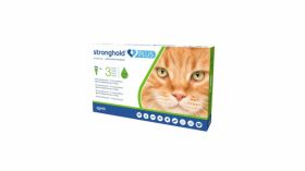 Stronghold Plus Pisica 60 mg, 1 ml (5 - 10 kg), 3 pipete