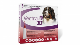 Vectra 3D solutie spot-on pentru caini 40kg, 1 pipete