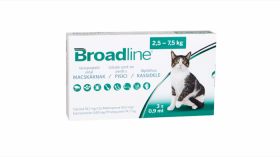 Broadline Cat L, 2.5-7.5 kg, 3 pipete