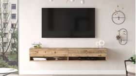 Comoda TV FR9 - A, Locelso, 180x31.6x29.1 cm, natural