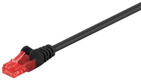 cablu de retea utp goobay, cat6, patch cord, 10m, negru