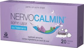 Nervocalmin somn usor cu valeriana, 20 capsule, Biofarm