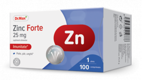 Dr. Max Zinc Forte 25mg, 100 comprimate filmate