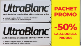 ULTRABLANC PASTA DE DINTI 75ML 1+1 50% REDUCERE LA AL 2-LEA PRODUS