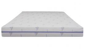 Saltea cu memorie Somnexpert Lavanda 180x200, înălțime 16 cm, ortopedică, husă tratată cu lavandă, lavabilă, cu fermoar, rulată, fermitate medie