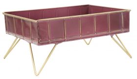 Cutie decorativa Glam, Mauro Ferretti, 32 x 21.5 x 15.5 cm, fier, bordo