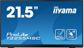 iiyama IIYAMA T2255MSC-B1 21.5inch IPS FHD PCAP 10P Touch Flat Bezel Free Glass HDMI DP 400cd/m2 USB Hub 2x 3.0 Speakers Bookstand (T2255MSC-B1)