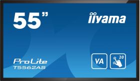 iiyama IIYAMA T5562AS-B1 4k UHD LCD 55inch 20 Points PCAP 500cd/m2 5000:1 3840x2160 AG RS232C 16GB eMMC 2GB RAM (T5562AS-B1)