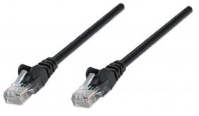 Intellinet 1m Cat5e cabluri de rețea Negru U/UTP (UTP) (320740)