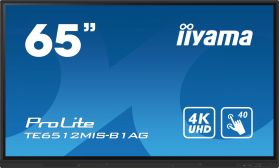iiyama ProLite TE6512MIS-B1AG 65' Class (64.5' viewable) LED-backlit LCD display - 4K - for digital signage / interactive communication (TE6512MIS-B1AG)