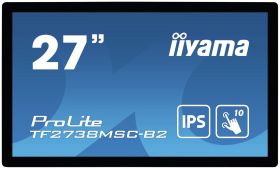 iiyama ProLite TF2738MSC-B2 - 68.6 cm (27') - 1920 x 1080 pixels - Full HD - LED - 5 ms - Black (TF2738MSC-B2)