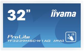 iiyama ProLite TF3239MSC-W1AG - 80 cm (31.5') - 1920 x 1080 pixels - Full HD - LED - 8 ms - White (TF3239MSC-W1AG)