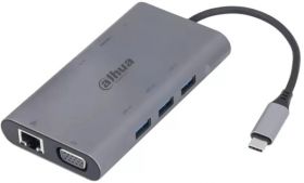 DAHUA DH-TC39, 9-in-1 USB-C la HDMI, USB, VGA, TF