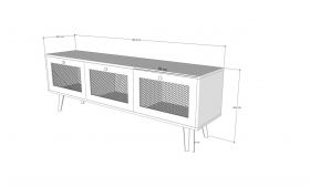 Comoda TV Likya, Kalune Design, 180x40x60 cm, natural