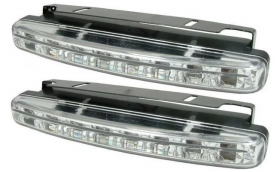 Set 2 lumini de zi universale Drl 8 LED