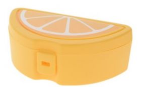 Cutie pentru pranz Lemon, 21x7.5x12 cm, polipropilena, galben