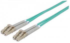Intellinet 750134 cabluri din fibră optică 2 m LC OM3 Vernil (750134)