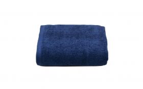 Set 2 prosoape de fata bumbac 100%, 600gsm, Somnart, 50x90cm, bleumarin