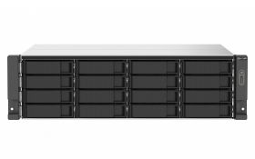 qnap QNAP TS-1673AU-RP-16G NAS & servere de stocare a datelor Cabinet metalic (3U) Ethernet LAN Negru, Gri V1500B (TS-1673AU-RP-16G)