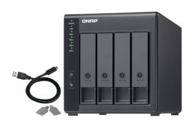 qnap QNAP TR-004 carcasă disc memorie Cutie protecție HDD/SSD Negru 2.5/3.5' (TR-004)