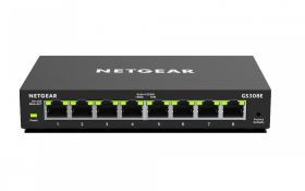 Netgear NETGEAR GS308E Gestionate Gigabit Ethernet (10/100/1000) Negru (GS308E-100PES)