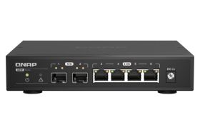 qnap QNAP QSW-2104-2S switch-uri Fara management 2.5G Ethernet Negru (QSW-2104-2S)