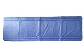 Saltea cu interior vatelină Somnart 60x190, înălțime 1 cm, pentru șezlong, două segmente, husă impermeabilă, culoare bleumarin