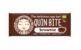 Baton bio raw vegan negresa - Quin Bite 30 g | Quin Bite