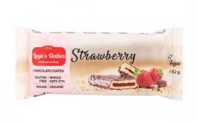 Baton - Leya's Oaties: Strawberry Oat Bar with Swiss Chocolate enrobing | Leya