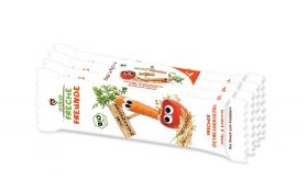 Baton de cereale cu mar si morcov, eco-bio, 4 x 23 g, Erdbar