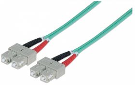 Intellinet 750844 cabluri din fibră optică 5 m SC OM3 Vernil (750844)
